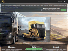 Tablet Screenshot of cargotycoon.pl